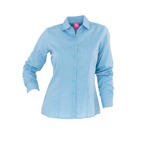 CAMISA BBO MÁLAGA DAMA MANGA LARGA - Artículos Promocionales MAS RECIO